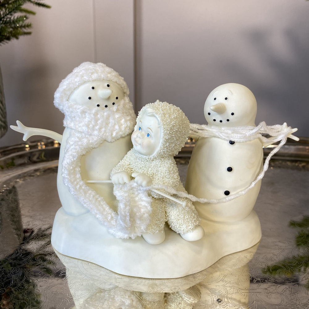 Dept. 56 Snowbabies "Hooked On Knitting" Item #56.69375, in original box